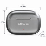 AIWA ETWS-160 True Wireless-ørepropper med ANC, ENC og Bluetooth 5.4