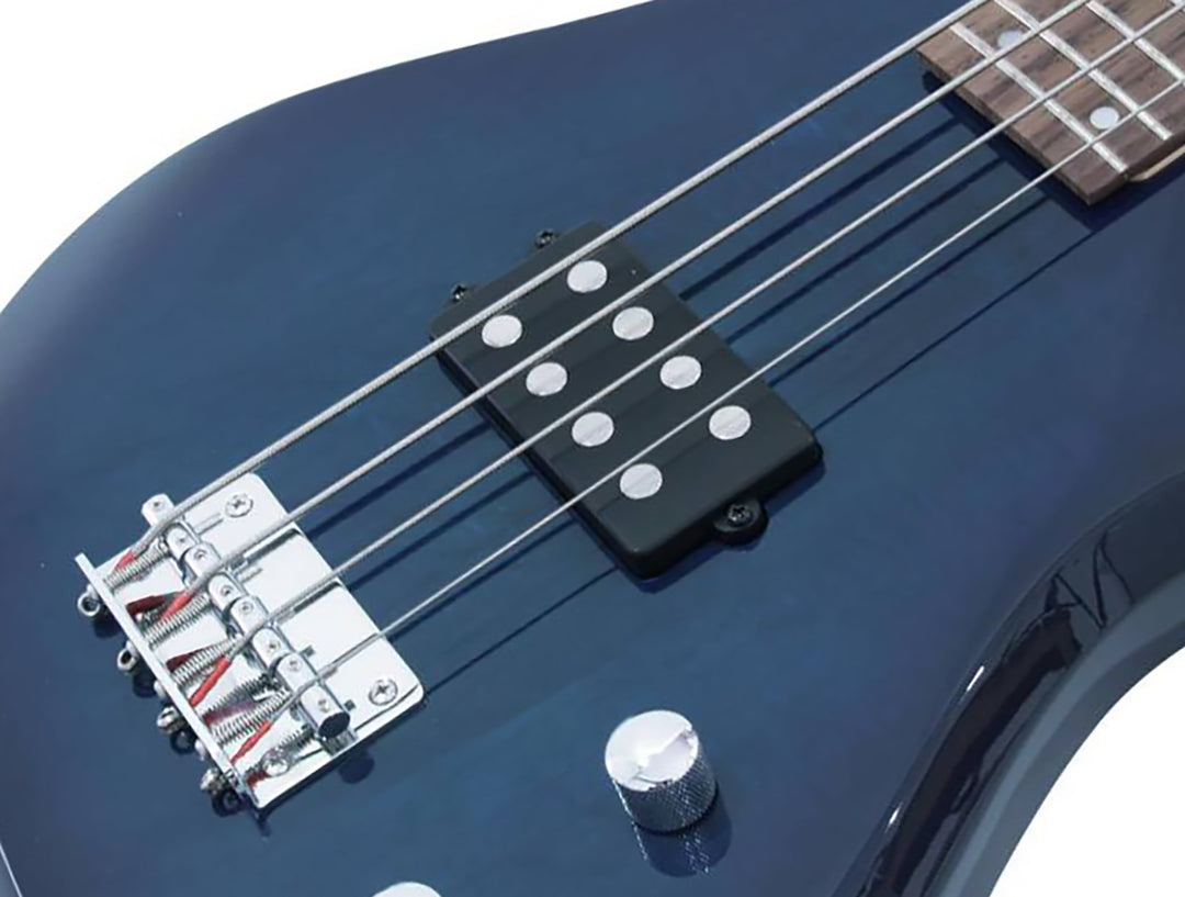 DiMavery SB-201 elektrisk bass (Blue Burst )