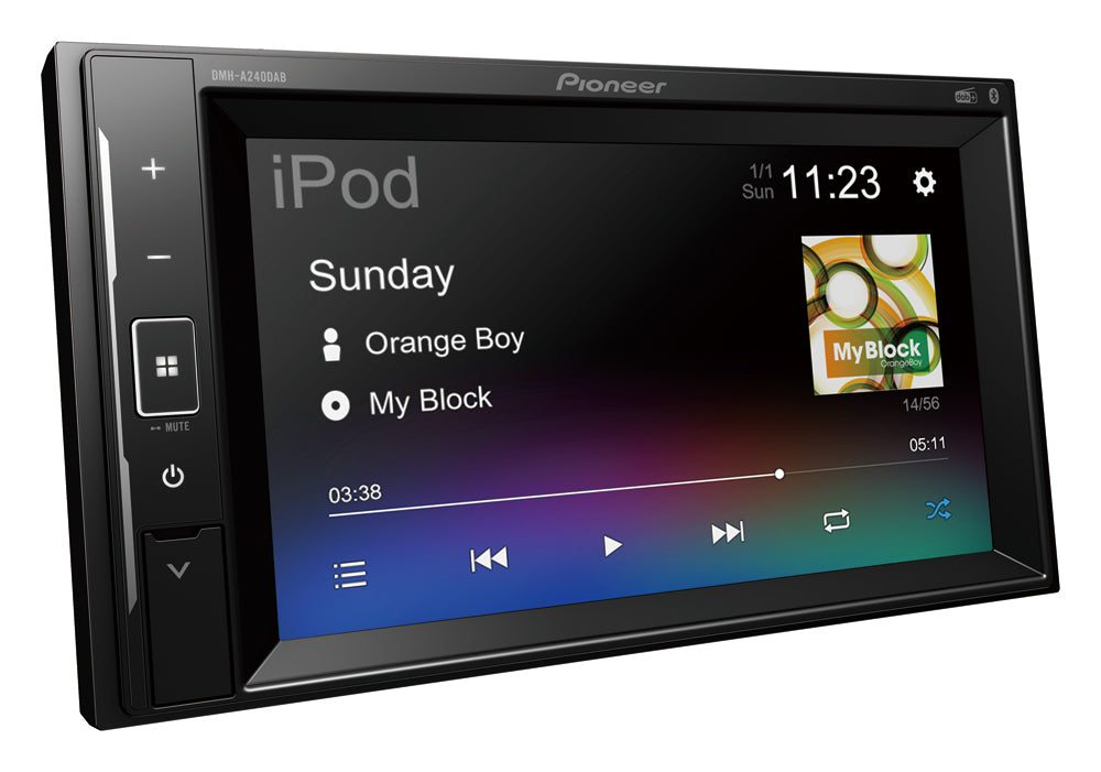 Pioneer DMH-A240DAB Bilstereo Multimediaspiller Bluetooth /DAB+