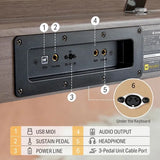 Donner DDP-60 El-Piano Grå Startpakke