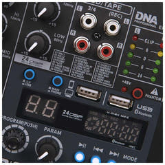 DNA EF-MIX 4, 4-kanals mikser med Bluetooth