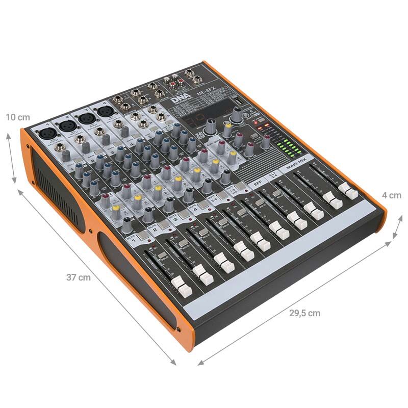 DNA ME-8FX 8-kanals mikser med Bluetooth