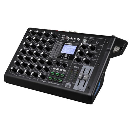 DNA MIX-EFF 6 Analog mikser 6 kanaler med Bluetooth, USB og DSP