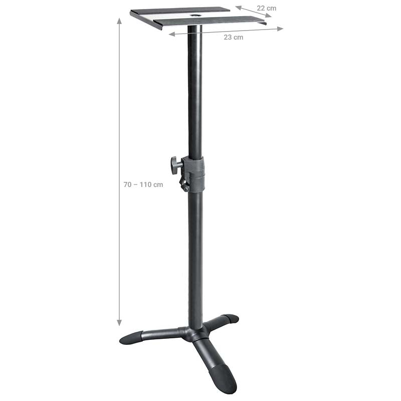 Studiomonitorsett med 2 stativer (20kg)