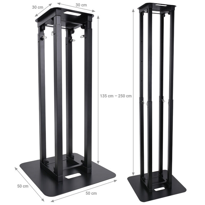 Tower stativ – til høyttalere og moving heads