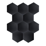 DNA AM3 BK Akustikpaneler 10 stk Sort Hexagon