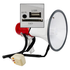 DNA MEGA2 megafon stemmeforsterker sirene USB BT