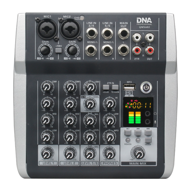 DNA QMX602 Lydmikser 6 Kanaler