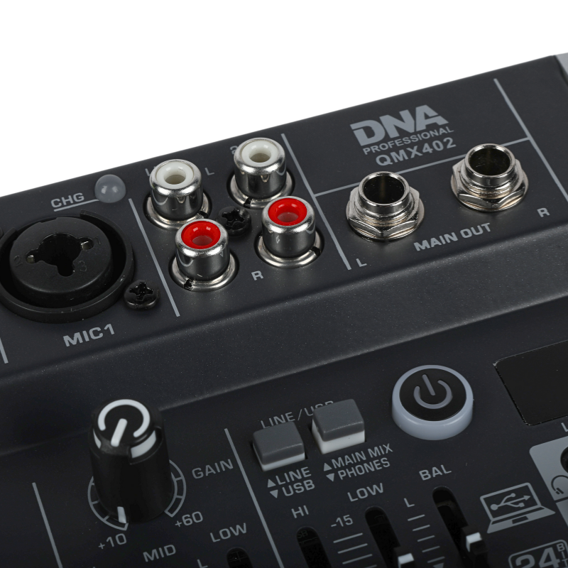 DNA QMX402 Lydmikser 3 kanaler og Bluetooth