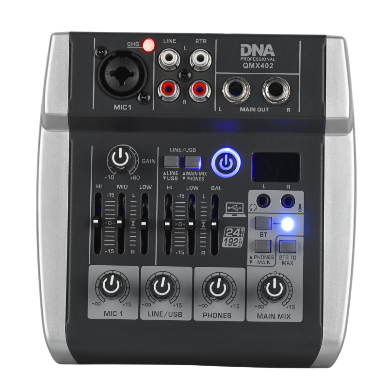 DNA QMX402 Lydmikser 3 kanaler og Bluetooth