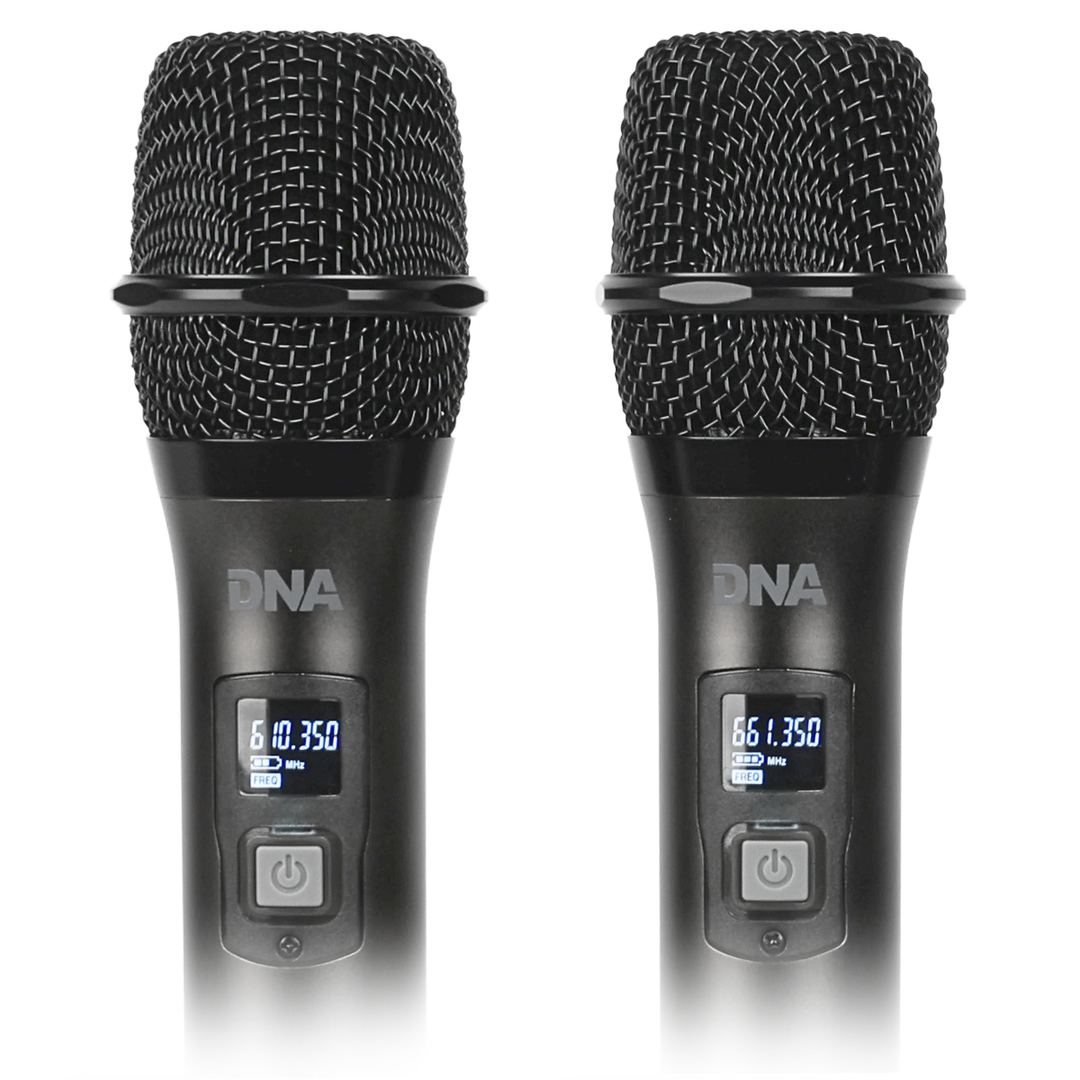 DNA RV-8 Trådløst UHF Mikrofoner Sett med 8 Håndholdte Mikrofoner