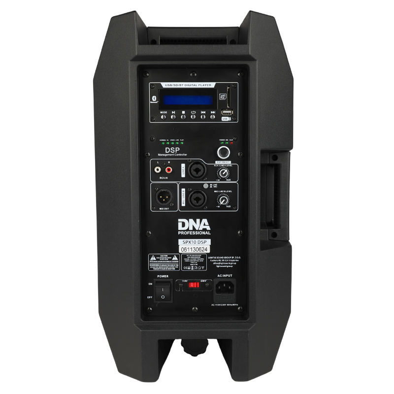 DNA SPX10 DSP aktivt høyttalerkabinett 10" 250W