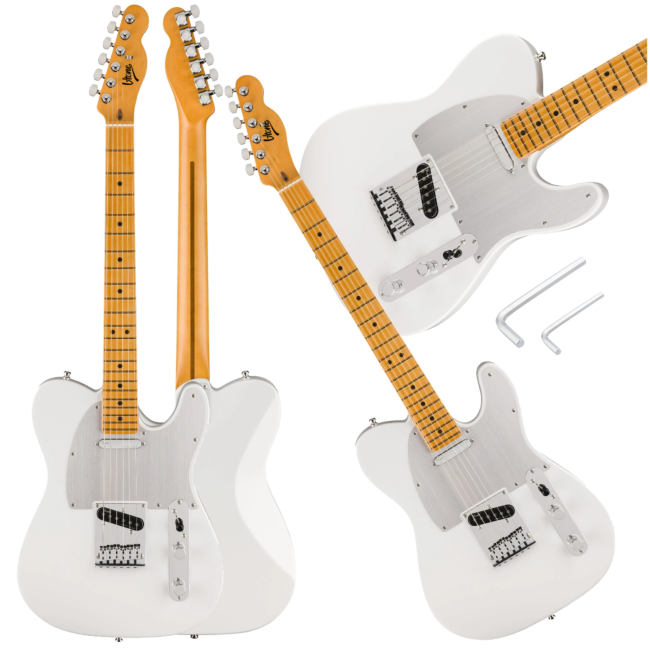 V-Tone ETL39 WH 4/4 elgitar, hvit