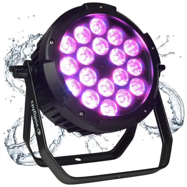 Evolights Glaze PAR IP65 LED-spot – RGBW