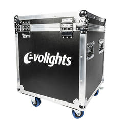 Flightcase til 2 x Evolights Lumeno