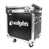 Flightcase til 2 x Evolights Lumeno