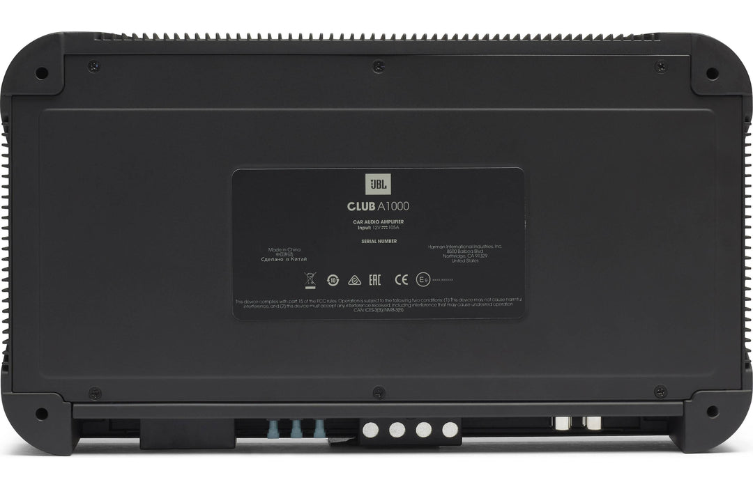 JBL Club A1000 1-kanals bilforsterker (2000W)