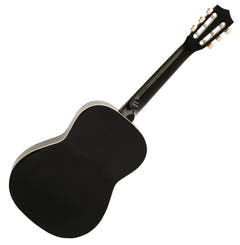 DiMavery AC-303 klassisk spansk gitar 3/4 (svart) startsett