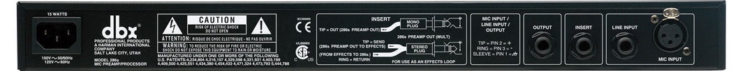 dbx 286S mikrofonforforsterker
