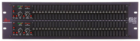 dbx iEQ31 2x 31-bånds grafisk equalizer/begrenser
