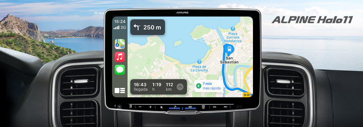 Alpine HALO11 iLX-F115D trådløs Apple Carplay (11")