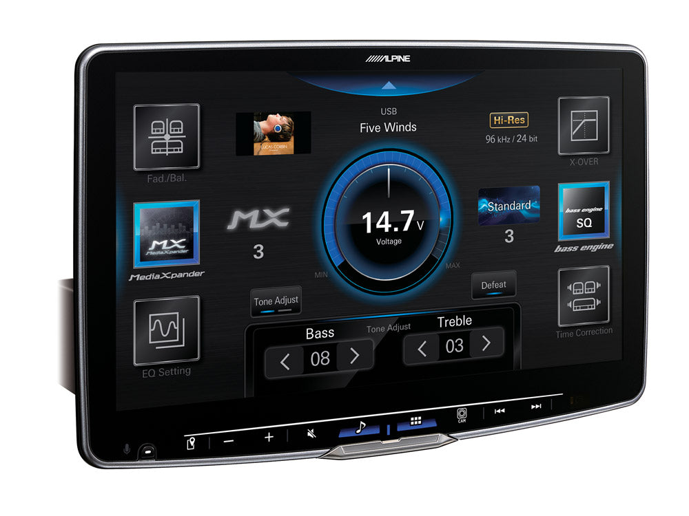 Alpine HALO11 iLX-F115D trådløs Apple Carplay (11")