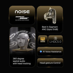 Noise-Sound by BOSE Master Buds 2, Mercury