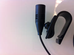 Mikrofon for bilradio (2,5 mm)