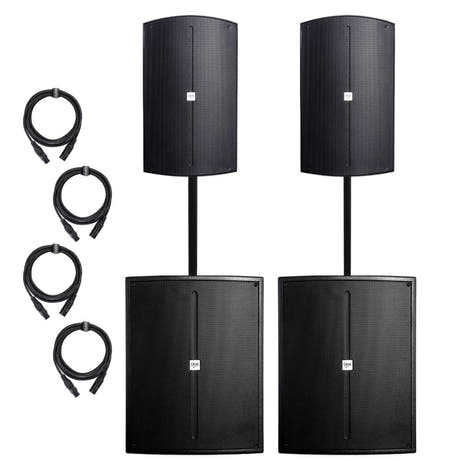 V-Tone NBX-115 Aktiv 15" PA-høyttaler med DSP (350W)