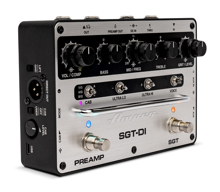 Ampeg SGT-DI Preamp/Drive/DI Bass Pedal