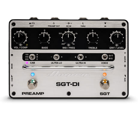 Ampeg SGT-DI Preamp/Drive/DI Bass Pedal