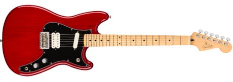 Fender Player Duo-Sonic elektrisk gitar (Crimson Red Transparent )