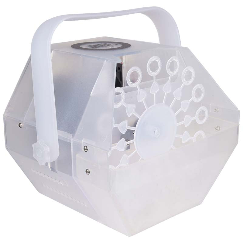 Light4Me Bubble LED-boblemaskin med flerfarget LED-lys