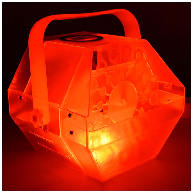 Light4Me Bubble LED-boblemaskin med flerfarget LED-lys