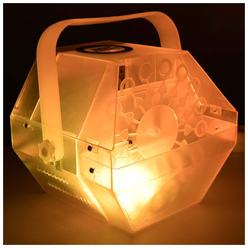 Light4Me Bubble LED-boblemaskin med flerfarget LED-lys