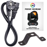 LIGHT4ME FOCUS 100 BEAM LED-bevægeligt hoved