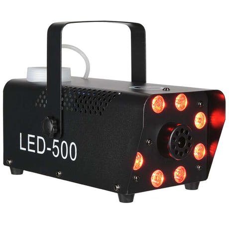 Light4Me Fog 500 LED Røgmaskin 500W med RGB LED Lys