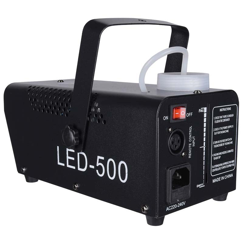 Light4Me Fog 500 LED Røgmaskin 500W med RGB LED Lys