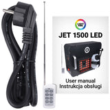 Light4Me JET-1500LED Vertikal Røykmaskin LED