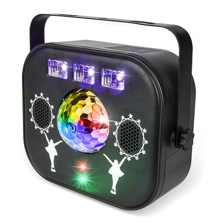 LIGHT4ME MULTIBOX multi-effekt LED-diskolys med laser