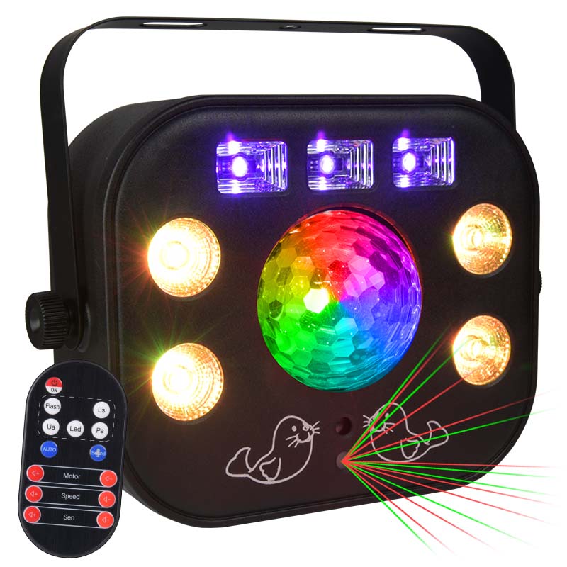 LIGHT4ME MULTIFASE multieffekt LED UV vaskeblixt