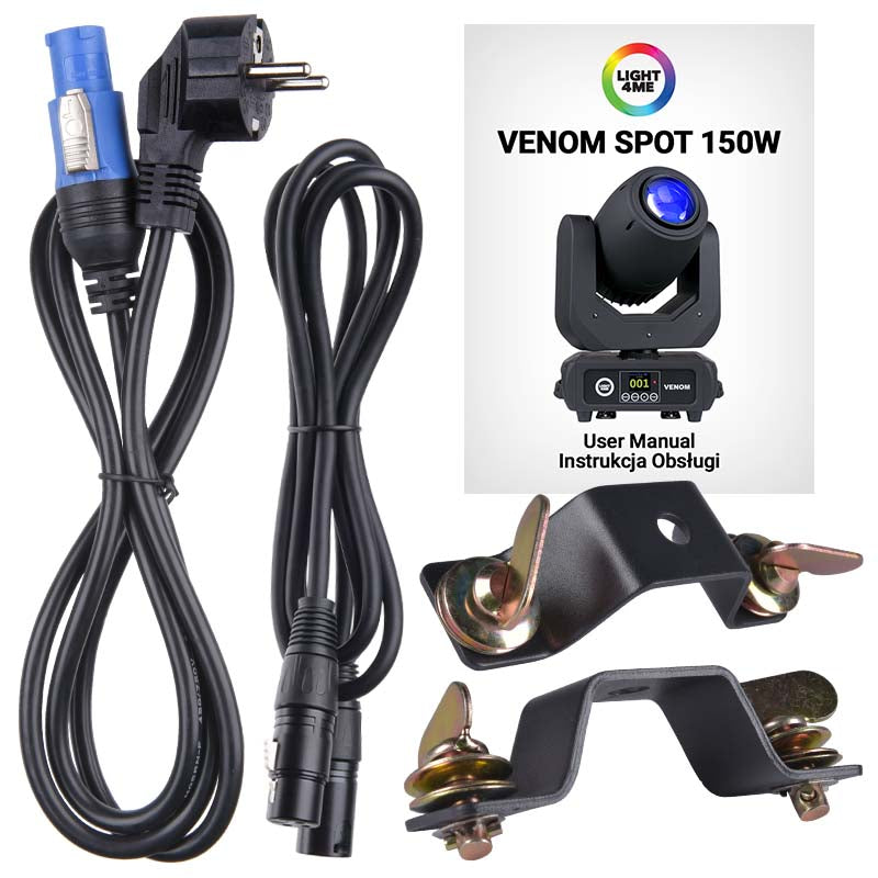 LIGHT4ME VENOM SPOT 150W LED moving head
