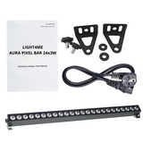 LIGHT4ME AURA PIXEL BAR 24x3W RGBW LED-lys