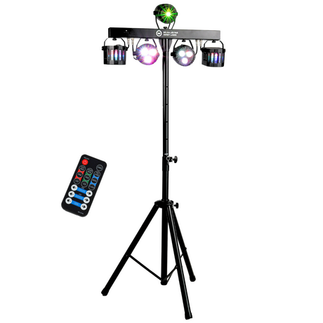 Light4Me T-Bar LED Par Derby Laser MultiBar