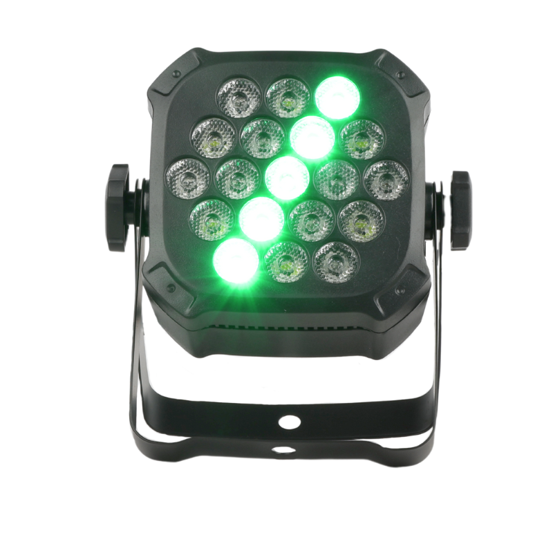 Light4Me Cube PAR 19x3W RGBW LED PAR spot