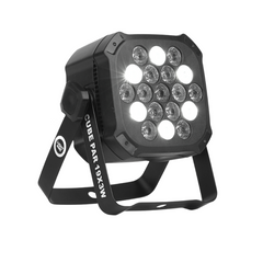 Light4Me Cube PAR 19x3W RGBW LED PAR spot