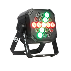 Light4Me Cube PAR 19x3W RGBW LED PAR spot