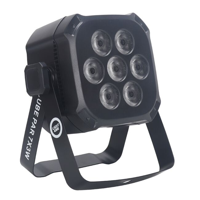 Light4Me Cube PAR 7x3W RGB LED Par-spotlight
