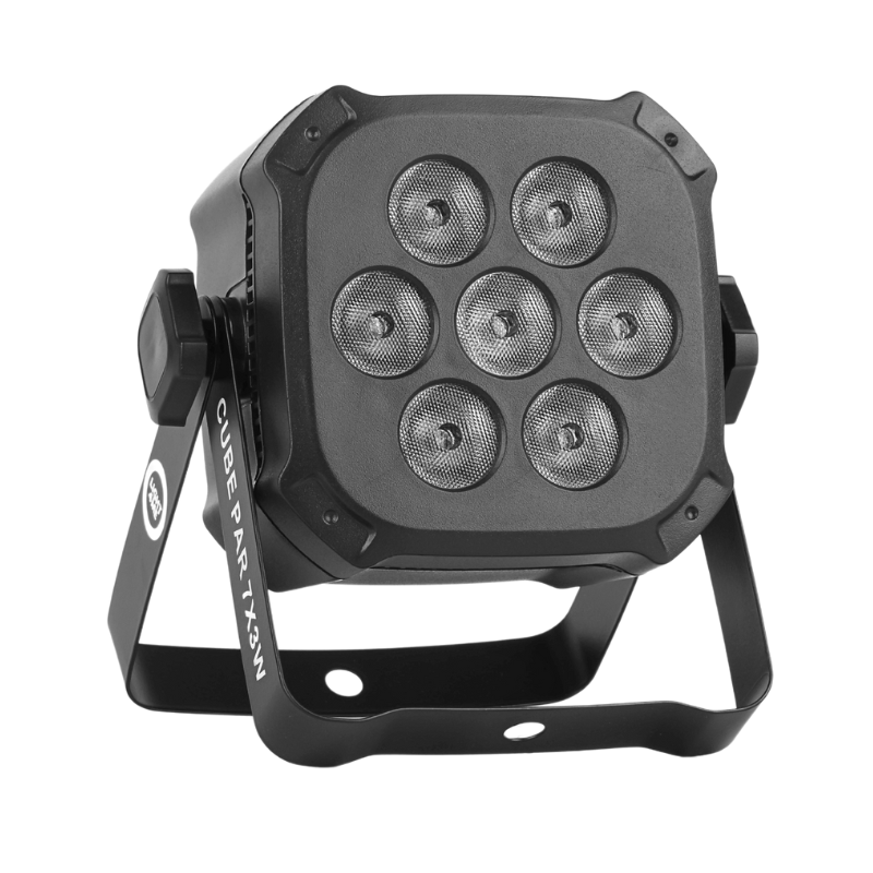 Light4Me Cube PAR 7x3W RGB LED Par-spotlight