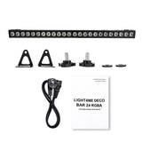 LIGHT4ME DECO BAR 24 RGBA lyslistklokke